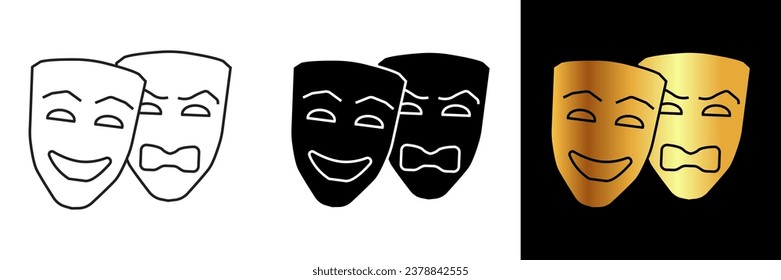 The Greek Theater Mask icon captures the essence of ancient dramatic arts and theatrical storytelling.