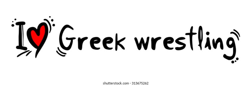 Greek wrestling love