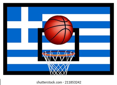 Greeks basket ball, vector 