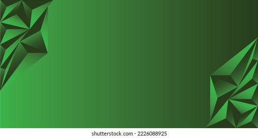 Greem Polygonal background HD Vector  Abstract green background