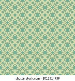 Greem Vintage pattern art design