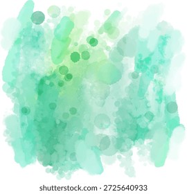 Greem Watercolor Background Materials and texture