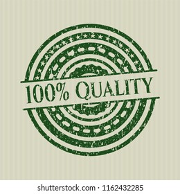 Green 100% Quality distressed rubber stamp with grunge texture