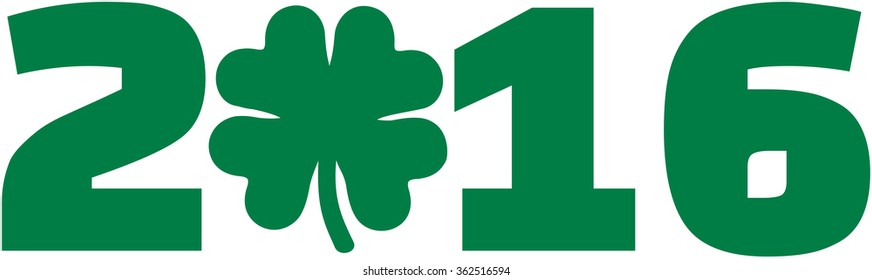 Green 2016  with shamrock