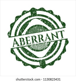 Green Aberrant grunge seal