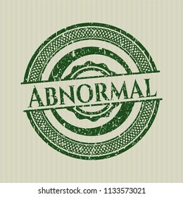 Green Abnormal distress rubber grunge stamp