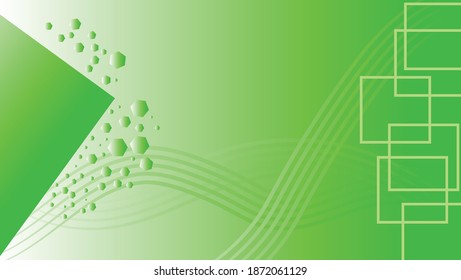 the green abstrack background symbolizes fertility and tranquility