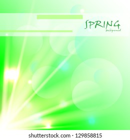 green abstract background