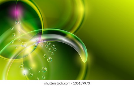 green abstract background
