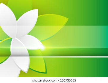 Green abstract background