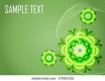 Green abstract background