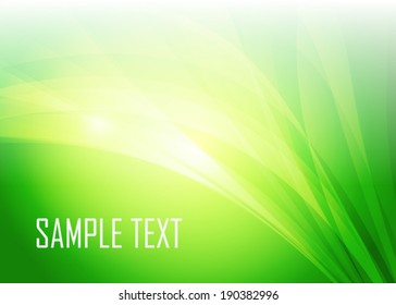 Green abstract background