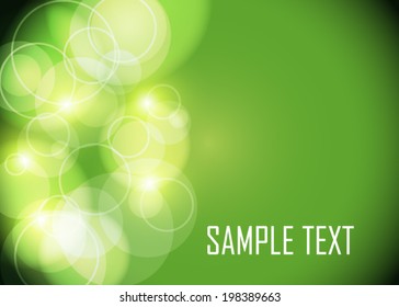 Green abstract background