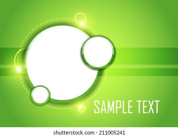 Green abstract background