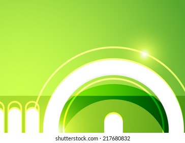 Green abstract background