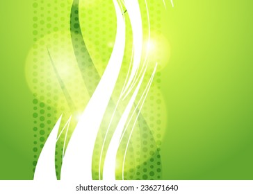 Green abstract background