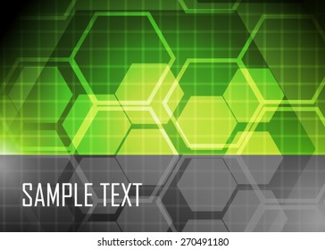 Green abstract background