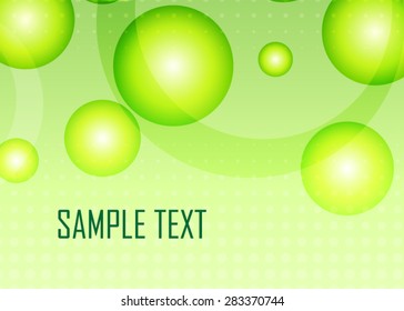 Green abstract background
