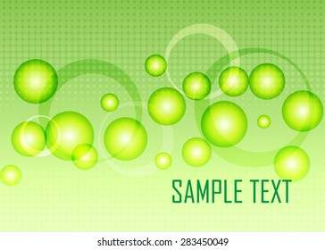 Green abstract background