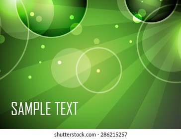 Green abstract background