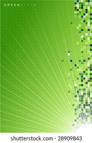 Green abstract background