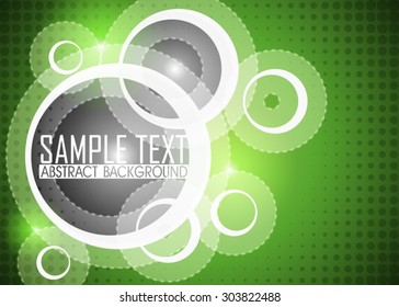 Green abstract background