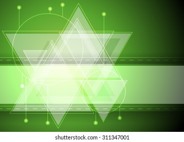 Green abstract background