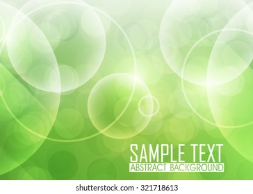 Green abstract background