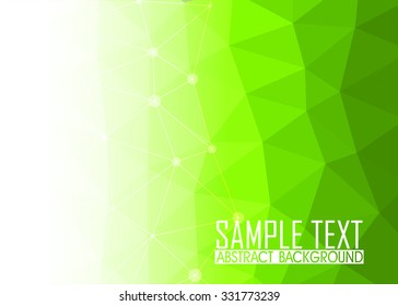 Green abstract background