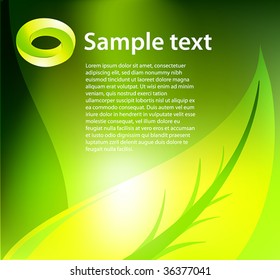 Green abstract background