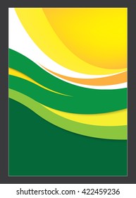 Green abstract background