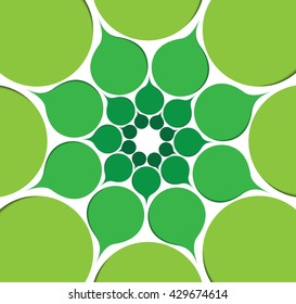 Green abstract background