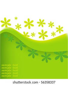 Green abstract background