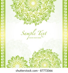 green abstract background