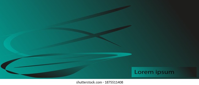 Green abstract background for banner
