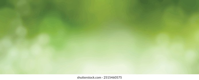 Fondo abstracto verde con bokeh