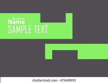 Green abstract background for business card, banner or template. Background with waves. Illustration of abstract background with bright element