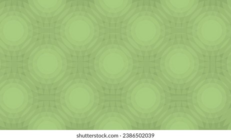 Fondo abstracto verde con círculos