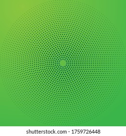green abstract background. circular round point vector