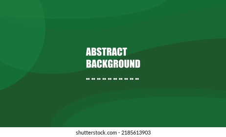 green abstract background color minimal Dynamic geometric shapes composition. Vector illustration