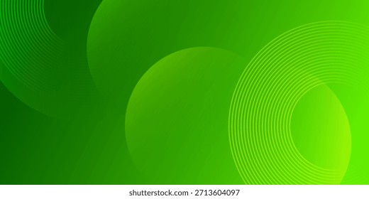 Fondo Abstractas verde con círculos concéntricos. Fondo de pantalla de Tecnología Ecológico Dinámico. Traje para el Anuncio, el Web, el folleto, el panfleto y la presentación