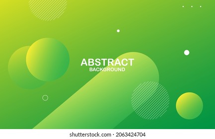 Green abstract background. Cool background design for posters. Vector illustration