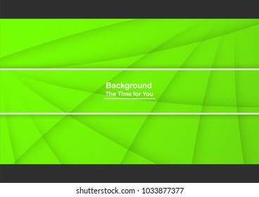 Green abstract background with copy space for text. Modern template design for cover, web banner, screen and magazine.