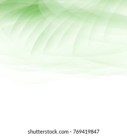 Green abstract background with copy space.Modern design template for web site,digital presentation,cover and magazine. Wavy concept for brochure and space for white text. Low poly graphic design