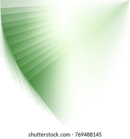 Green abstract background with copy space.Modern design template for web site,digital presentation,cover and magazine. Wavy concept for brochure and space for white text. Low poly graphic design