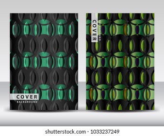 Green Abstract background for cover design, annual report template, brochure flyer, book, packaging, box, magazine, advertisement, banner, poster, newspaper, presentation, printing media, card. vector