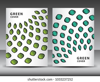 Green Abstract background for cover design, annual report template, brochure flyer, book, packaging, box, magazine, advertisement, banner, poster, newspaper, presentation, printing media, card. vector