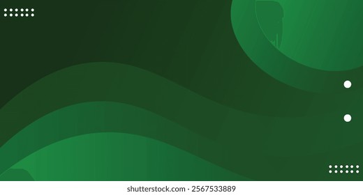 Green abstract background. Creative illustration for poster, web, landing, page, cover