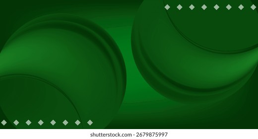 Fondo abstracto verde. Ilustración creativa para el cartel, Web, aterrizaje, página, cubierta