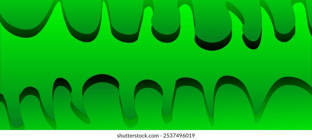 green abstract background curve design vector 